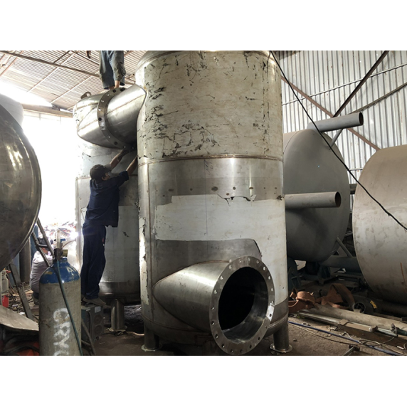 tháp trộn trong hệ thống xử lý nước