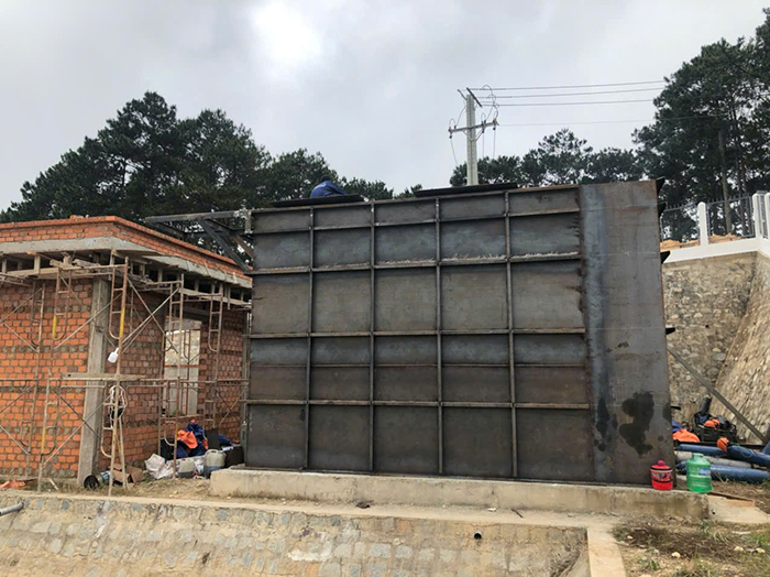 Thiết bị xử lý nước thi công tại công trình