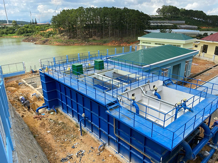 Thiết bị xử lý nước thi công tại công trình