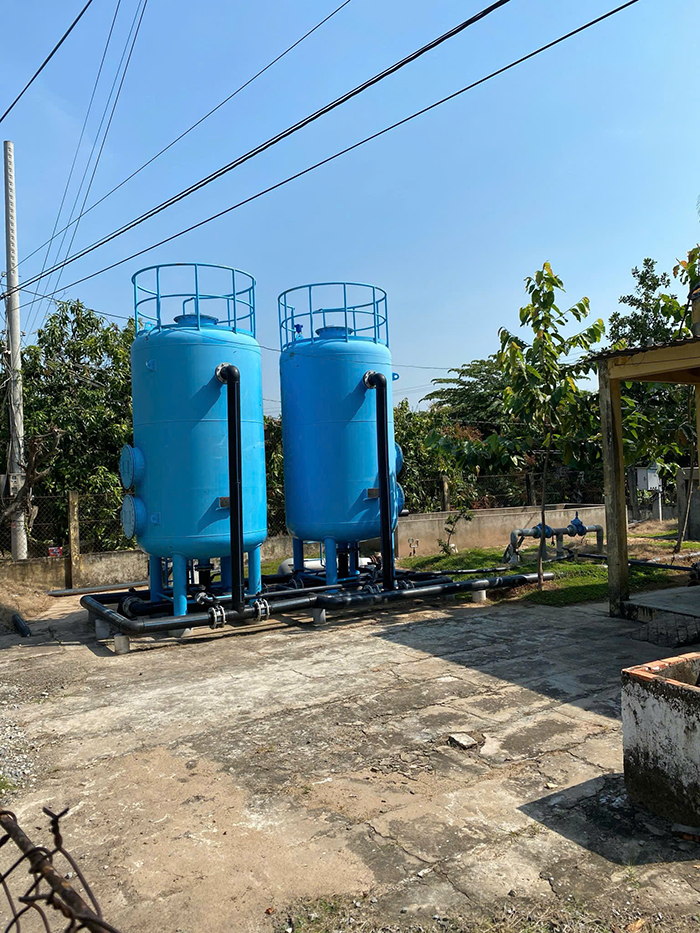 Thiết bị xử lý nước thi công tại công trình