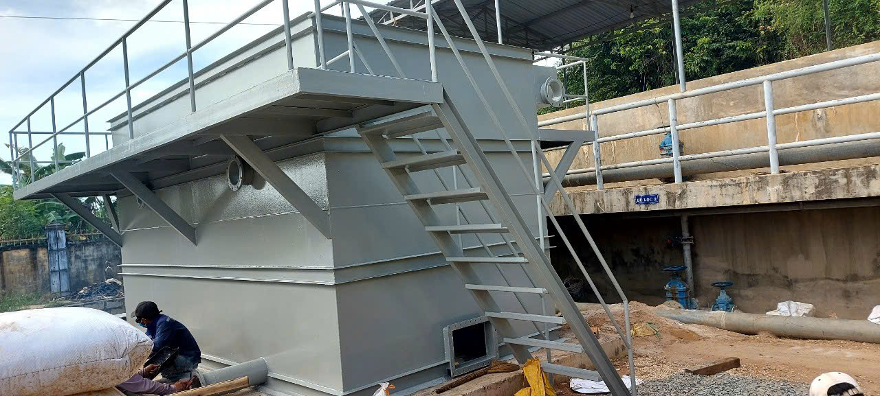 Thiết bị xử lý nước thi công tại công trình